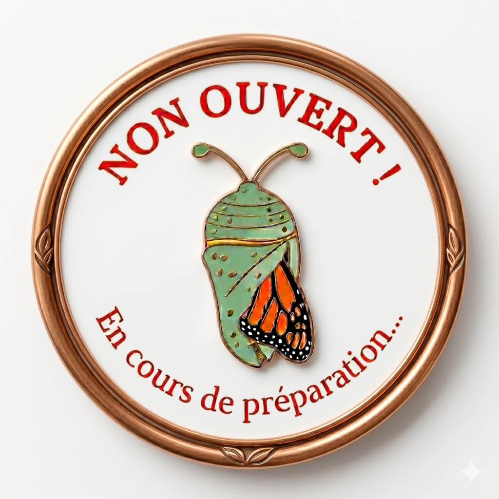 Autocollant en cours de préparation
